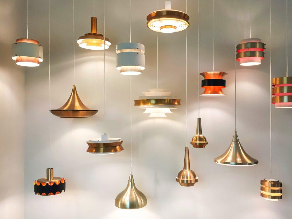 A collection of hanging lights