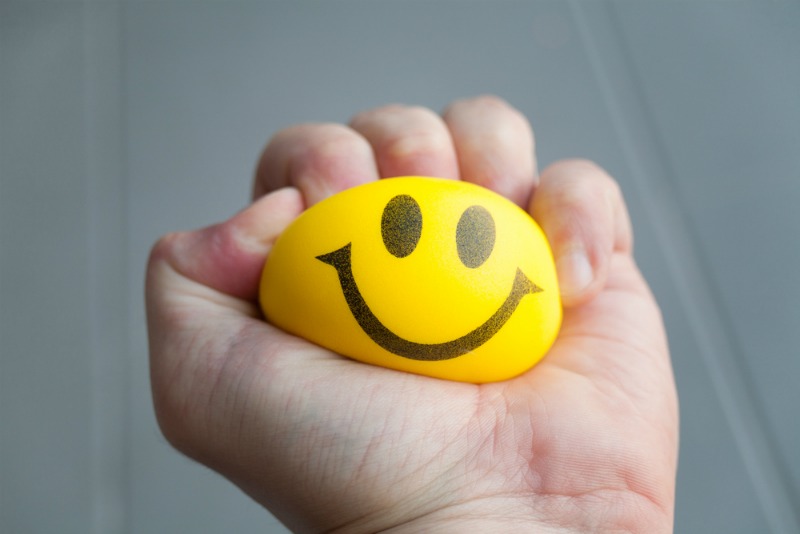 et bilde av en stress ball