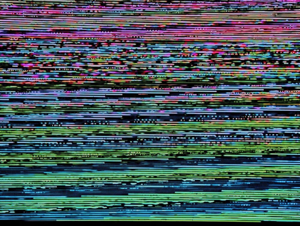 image of coloured tv static to show different colour noises
